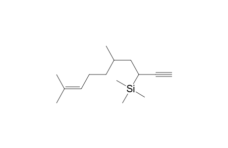 5,9-Dimethyl-3-(trimethylsilyl)dec-8-en-1-yne