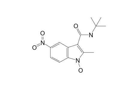 N-tert-butyl-1-hydroxy-2-methyl-5-nitroindole-3-carboxamide