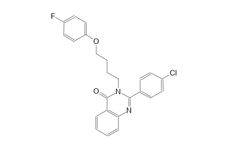 4(3H)-quinazolinone, 2-(4-chlorophenyl)-3-[4-(4-fluorophenoxy)butyl]-