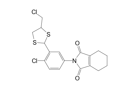 1H-Isoindole-1,3(2H)-dione, 2-[4-chloro-3-[4-(chloromethyl)-1,3-dithiolan-2-yl]phenyl]-4,5,6,7-tetrahydro-