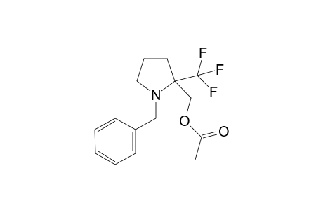 N-Benzyl-2[(acetyl)methyl]-2-(trifluoromethyl)pyrrolidine