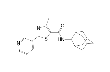 N-(2-adamantyl)-4-methyl-2-(3-pyridinyl)-1,3-thiazole-5-carboxamide
