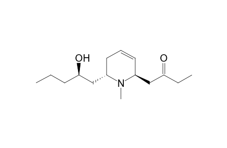 1-[(2S,6R)-1-methyl-2-[(2R)-2-oxidanylpentyl]-3,6-dihydro-2H-pyridin-6-yl]butan-2-one