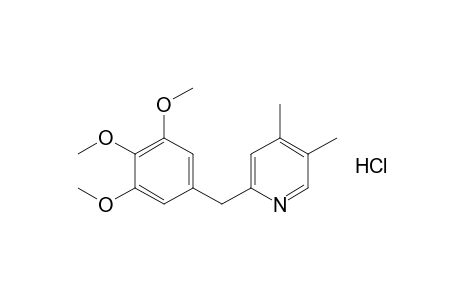 6-(3,4,5-trimethoxybenzyl)-3,4-lutidine, hydrochloride