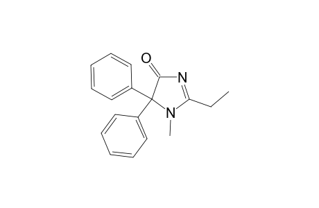 2-Ethyl-1-methyl-5,5-diphenyl-1,5-dihydro-4H-imidazol-4-one