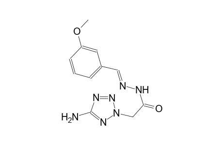 2-(5-amino-2H-tetraazol-2-yl)-N'-[(E)-(3-methoxyphenyl)methylidene]acetohydrazide