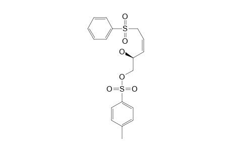(+)-(2S,3Z)-5-BENZENESULFONYL-1-TOSYLOXY-PENT-3-EN-2-OL