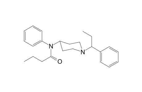 N-Phenyl-N-[1-(1-phenylpropan-1-yl)piperidin-4-yl]butanamide