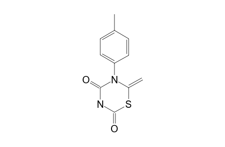 TETRAHYDRO-2,4-DIOXO-6-METHYLIDENE-5-(4-METHYLPHENYL)-1,3,5-THIADIAZINE