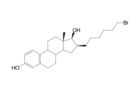 (13S,16S,17S)-16-(6-bromohexyl)-13-methyl-7,8,9,11,12,13,14,15,16,17-decahydro-6H-cyclopenta[a]phenanthrene-3,17-diol