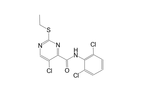 4-pyrimidinecarboxamide, 5-chloro-N-(2,6-dichlorophenyl)-2-(ethylthio)-