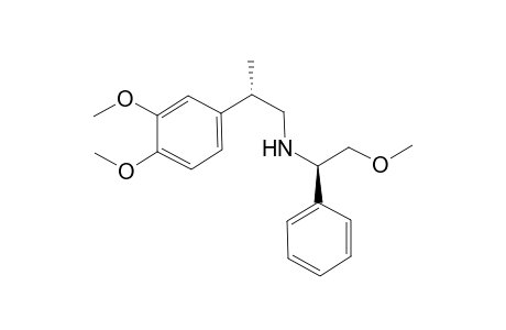 (1R,2'S)-(-)-N-[2'-(3,4-Dimethoxyphenyl)propyl]-2-methoxy-1-phenylethylamine