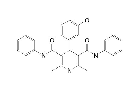 4-(3-HYDROXYPHENYL)-2,6-DIMETHYL-N(3),N(5)-DIPHENYL-1,4-DIHYDRO-PYRIDINE-3,5-DICARBOXAMIDE