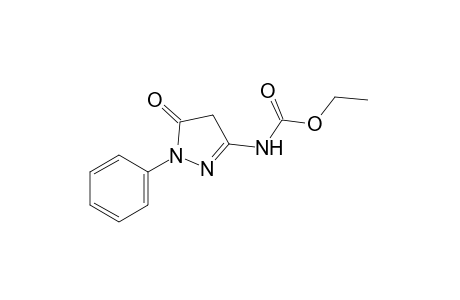 5-oxo-1-phenyl-2-pyrazoline-3-carbamic acid, ethyl ester