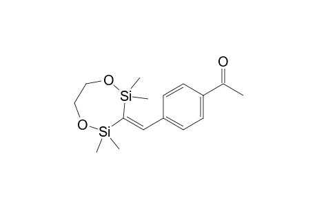 2,2,4,4-Tetramethyl-3-(4-acetyl)benzylidene-1,5-dioxa-2,4-disilacycloheptan