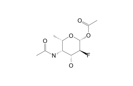 4-ACETAMIDO-1-O-ACETYL-2,4,6-TRIDEOXY-2-FLUORO-L-GALACTOPYRANOSIDE;BETA-ANOMER