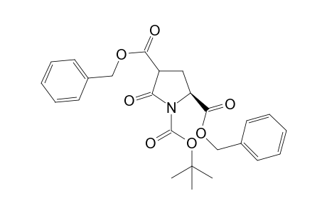 Dibenzyl N-(butoxycarbonyl)-5-oxo-perhydropyrrole-2,5-dicarboxylate