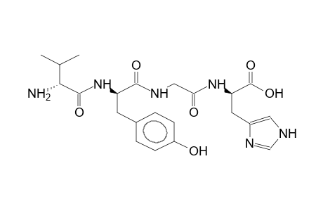 VAL-TYR-GLY-HIS, ANGIOTENSIN TETRAPEPTIDE ANALOG