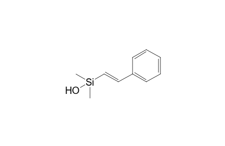 (E)-1-[Hydroxy(dimethyl)silyl]-2-phenylethene