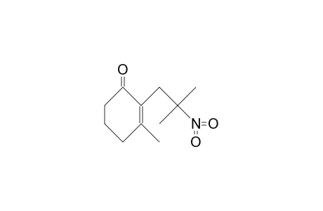 3-Methyl-2-(2-methyl-2-nitro-propyl)-cyclohex-2-en-1-one