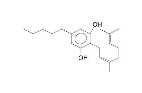 1,3-Benzenediol, 2-(3,7-dimethyl-2,6-octadienyl)-5-pentyl-