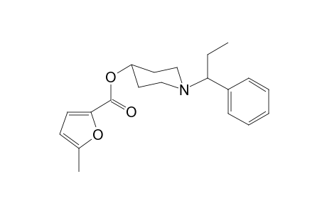 1-(1-Phenylpropyl)piperidin-4-yl-5-methylfuran-2-carboxylate