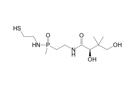 P-{2-[(2'R)-2',4'-Dihydroxy-3',3'-dimethylbutanoylamino]ethyl}-N-(2''-mercaptoethyl)-P-methylphosphinamide