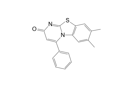 7,8-Dimethyl-4-phenyl-2H-pyrimido[2,1-b]benzothiazol-2-one