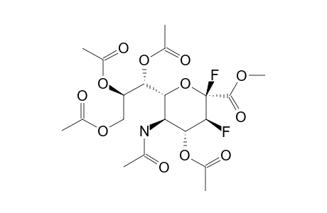 METHYL-5-ACETAMIDO-4,7,8,9-TETRA-O-ACETYL-2,3,5-TRIDEOXY-2,3-DIFLUORO-BETA-D-ERYTHRO-L-GLUCO-2-NONULOPYRANOSONATE