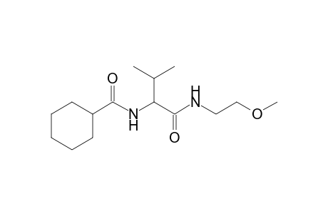 N-(1-{[(2-methoxyethyl)amino]carbonyl}-2-methylpropyl)cyclohexanecarboxamide