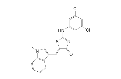 (5Z)-2-(3,5-dichloroanilino)-5-[(1-methyl-1H-indol-3-yl)methylene]-1,3-thiazol-4(5H)-one