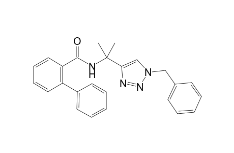 N-(2-[1-Benzyl-1H-1,2,3-triazol-4-yl]propan-2-yl)-[1,1'-biphenyl]-2-carboxamide