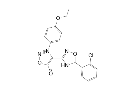3-(p-Ethoxyphenyl)-4-[5-(2-chlorophenyl)-.delta.(2)-1,2,4-oxadiazolin-3-yl]sydnone