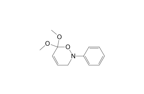 2H-1,2-Oxazine, 3,6-dihydro-6,6-dimethoxy-2-phenyl-