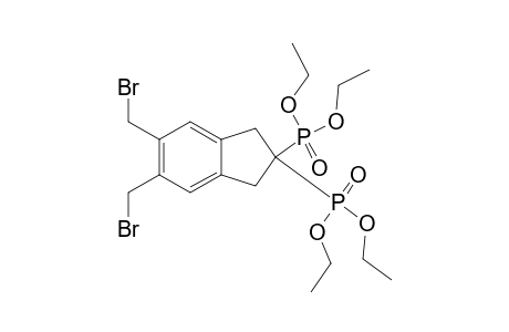 5,6-BIS-(BROMOMETHYL)-1,3-DIHYDROINDEN-2,2-DIYL-DIPHOSPHONIC-ACID-TETRAETHYLESTER