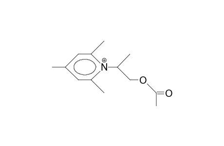 N-(1'-Acetoxy-isopropyl)-2,4,6-trimethyl-pyridinium cation