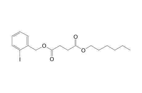 Succinic acid, hexyl 2-iodobenzyl ester