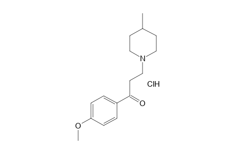 4'-METHOXY-3-(4-METHYLPIPERIDINO)PROPIOPHENONE, HYDROCHLORIDE