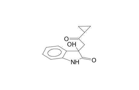 3-hydroxy-3-cyclopropylcarbonylmethyl-2,3-dihydro-1H-indol-2-one