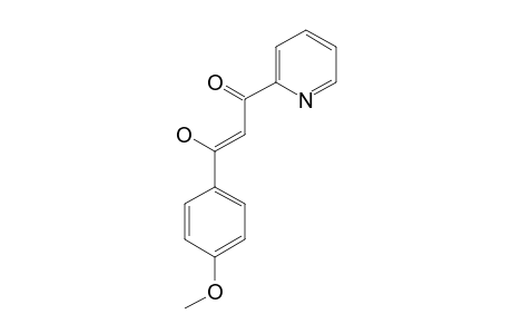 (Z)-3-HYDROXY-3-(4-METHOXYPHENYL)-1-(PYRIDIN-2-YL)-PROP-2-EN-1-ONE