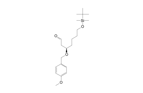 (-)-(R)-7-(TERT.-BUTYLDIMETHYLSILOXY)-3-(PARA-METHOXYBENZYLOXY)-HEPTANAL