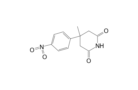 3-methyl-3-(p-nitrophenyl)glutarimide