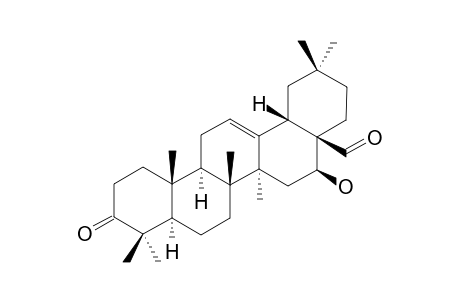 3-OXO-16-BETA-HYDROXY-OLEAN-12-EN-28-AL