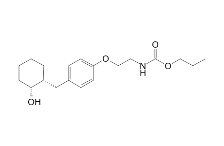 Propyl (cis)-N-{2-{4'-[(2"-hydroxycyclohexyl)methyl]phenoxy}ethyl}carbamate
