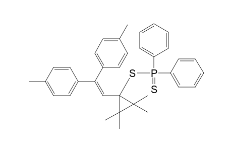 1-(2,2-Di-p-tolylvinyl)-2,2,3,3-tetramethylcyclopropyldiphenylphosphinodithioate