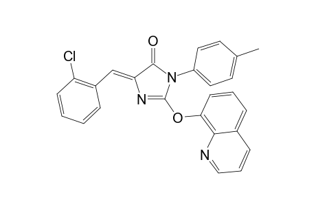 5-(2-Chlorobenzylidene)-3-(4-methylphenyl)-2-(8-quinolinoxy)-4H-imidazolin-4-one