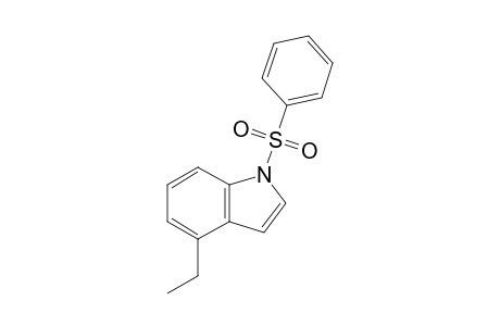 1-(benzenesulfonyl)-4-ethyl-indole
