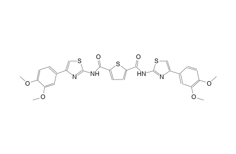 2,5-thiophenedicarboxamide, N~2~,N~5~-bis[4-(3,4-dimethoxyphenyl)-2-thiazolyl]-