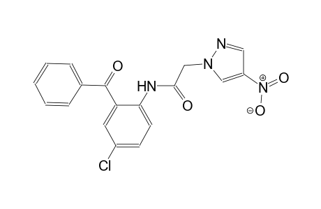 N-(2-benzoyl-4-chlorophenyl)-2-(4-nitro-1H-pyrazol-1-yl)acetamide