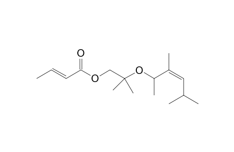 (2E,2"E/Z)-2'-Methyl-2'-(1",2",4"-trimethylpent-2"-enyloxy)propyl but-2-enoate